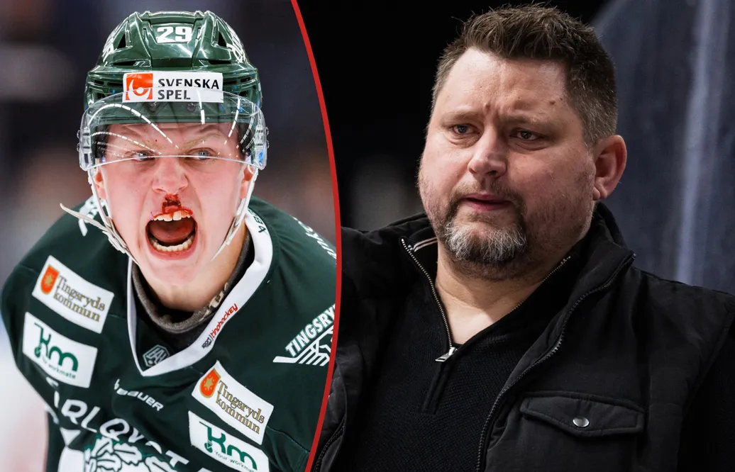 Valdemar Vesterlund fick matchstraff när Mattias Karlins Kalmar åker på en chockförlust.