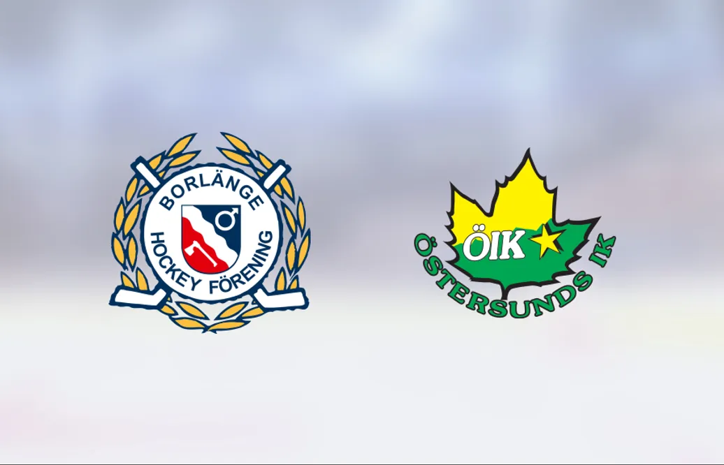 Ryck i sista perioden avgjorde för Östersunds IK borta mot Borlänge