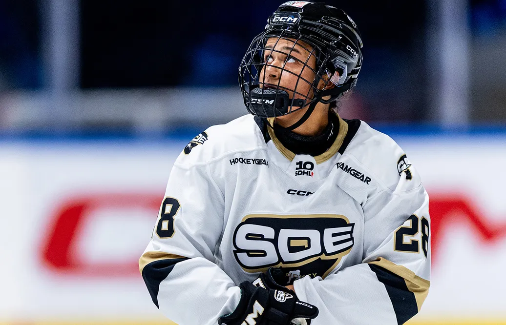 Olivia Sohrner klev fram och blev hjälte för SDE mot sin förra klubb. 