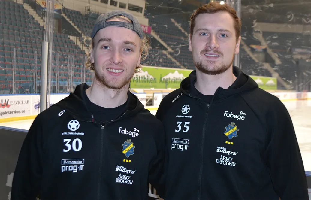 Möt Normann och Bibeau - Hockeyallsvenskans bästa målvaktspar