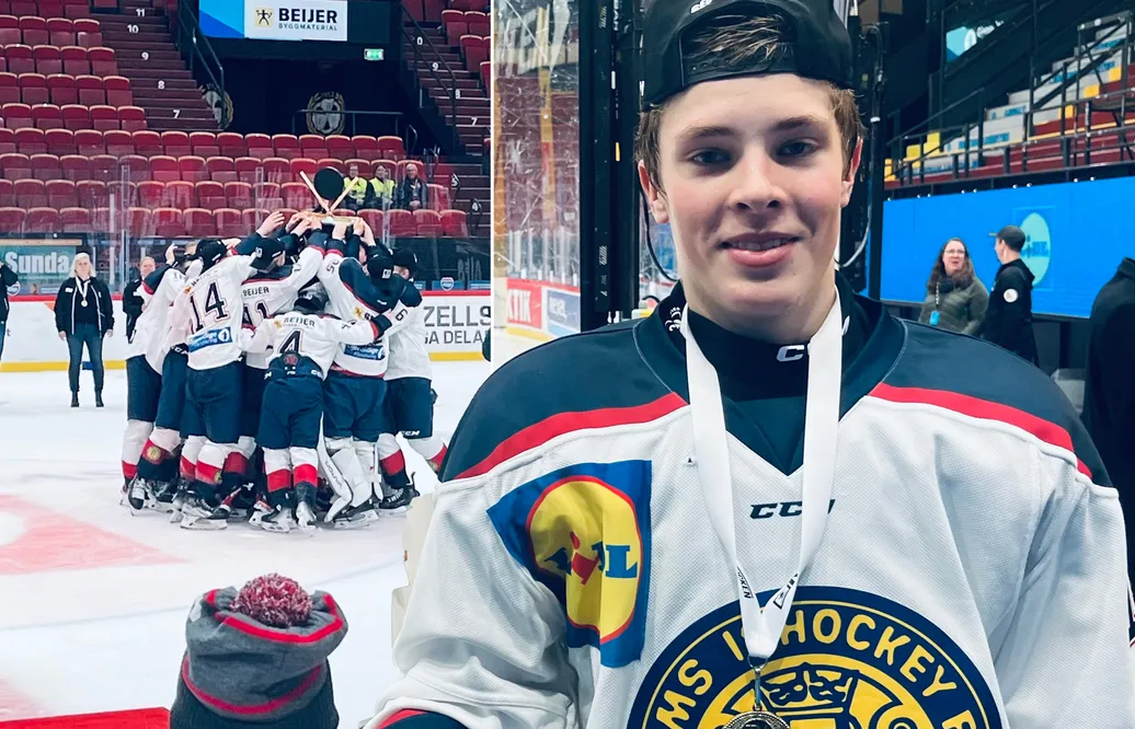 Pax Kleffner var med och vann TV-pucken med Stockholm Nord 2023