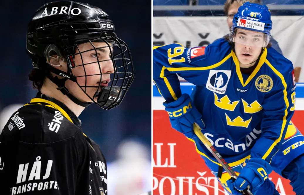 Så högt rankas Leo Carlsson och Dalibor Dvorský inför NHL-draften