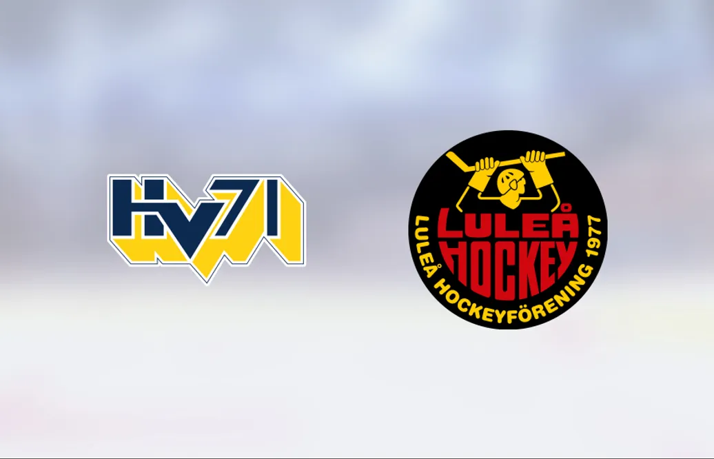 Luleå avgjorde i sista perioden och vann mot HV 71