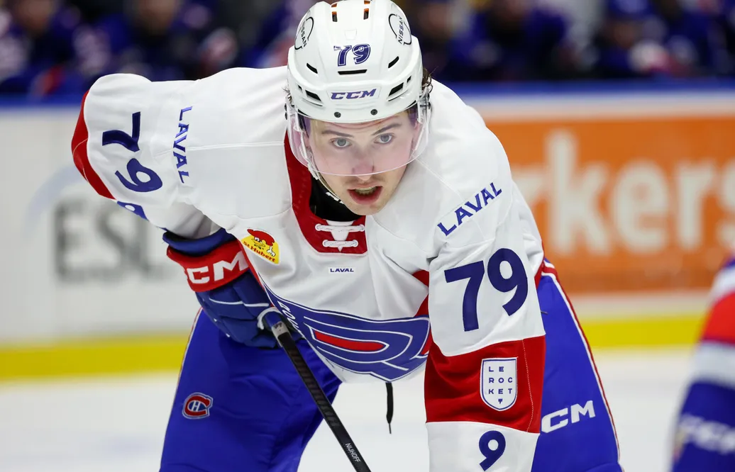 Logan Nijhoff i Laval Rocket och AHL. 