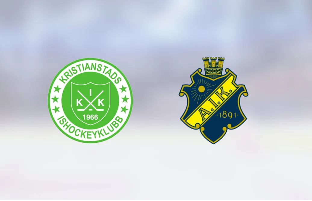 Malte Sjögren gjorde två mål för Kristianstad i segern mot AIK
