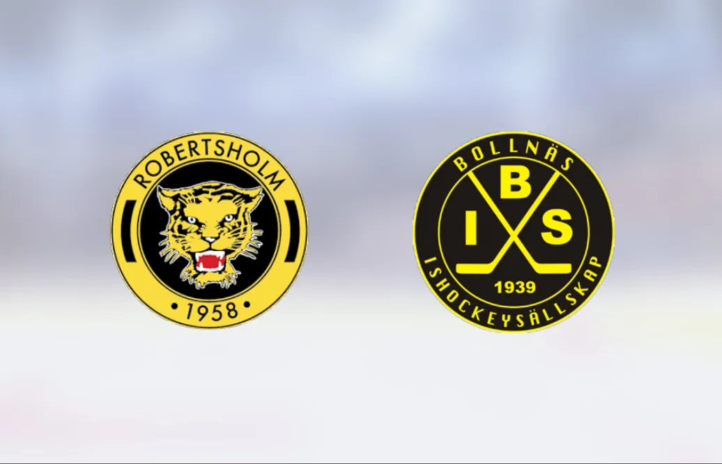 Ryck i sista perioden avgjorde för Bollnäs borta mot Robertsholm