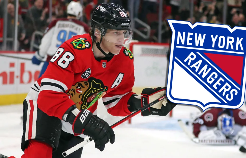 Patrick Kane är klar för New York Rangers