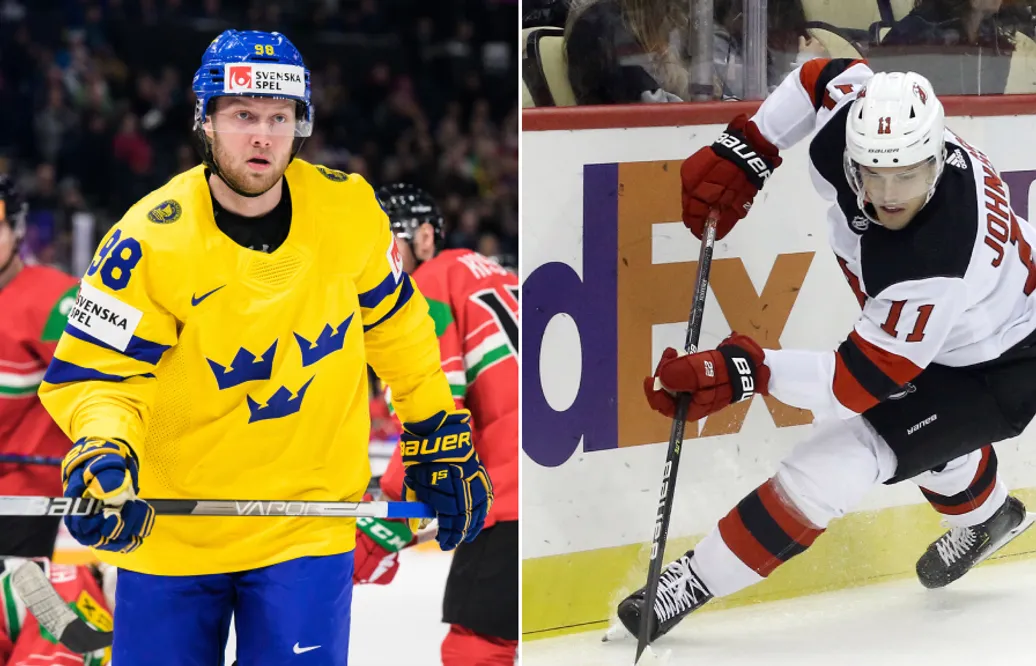 Alexander Nylander och Andreas Johnsson på waivers