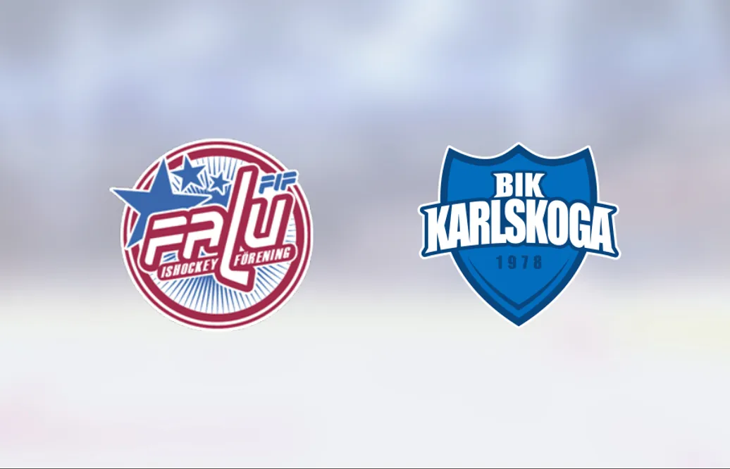 William Åhlstad het när Falu IF besegrade BIK Karlskoga