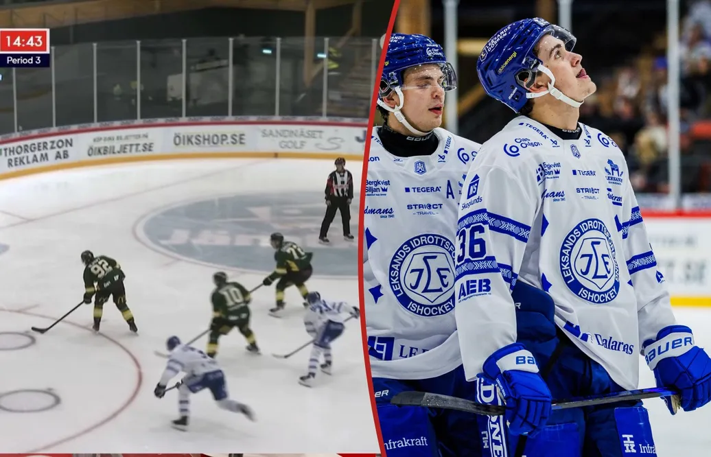 Leksand föll efter bjudningarna. 
Foto: TV4/Bildbyrån montage 