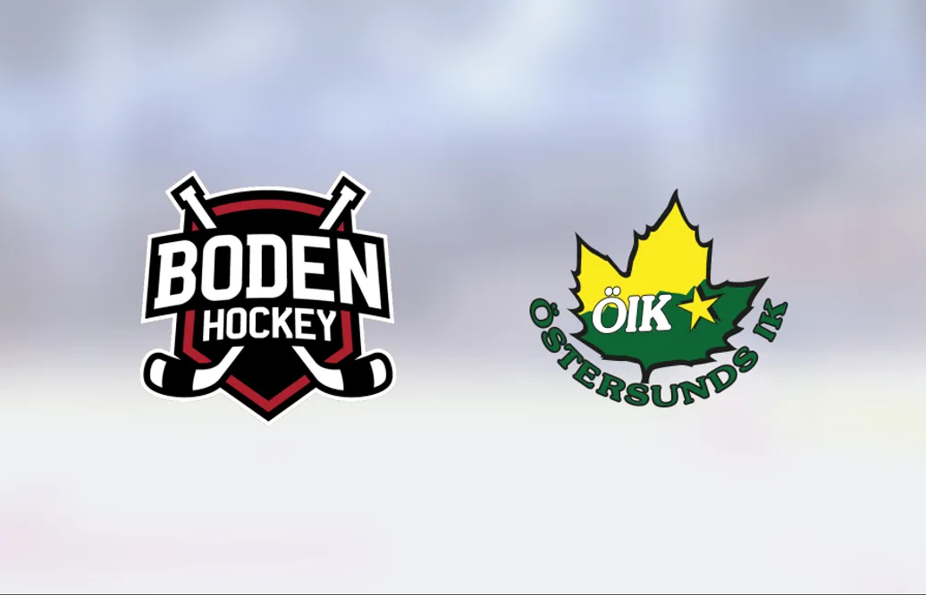 Ryck i sista perioden avgjorde för Östersund borta mot Boden