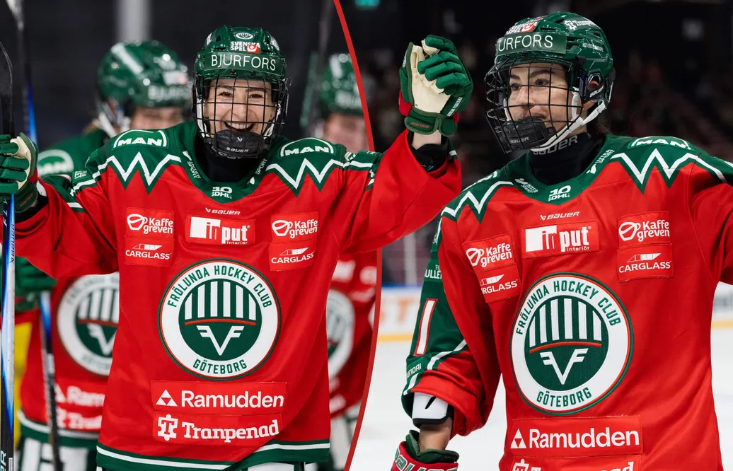 Michaela Pejzlová slog till två gånger om i SDHL-premiären. 