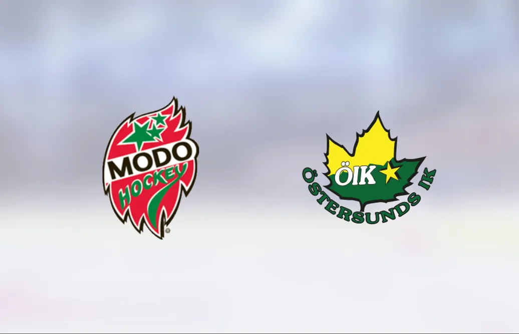 Målfest för Modo hemma mot Östersunds IK