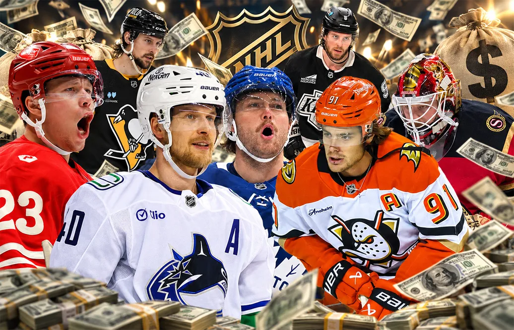 NHL:s bäst betalda svenskar.
Foto: Bildbyrån (collage)