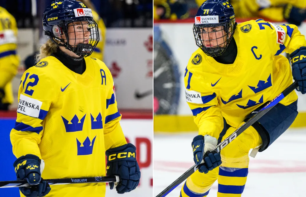 Maja Nylén Persson och Anna Kjellbin draftade i natt