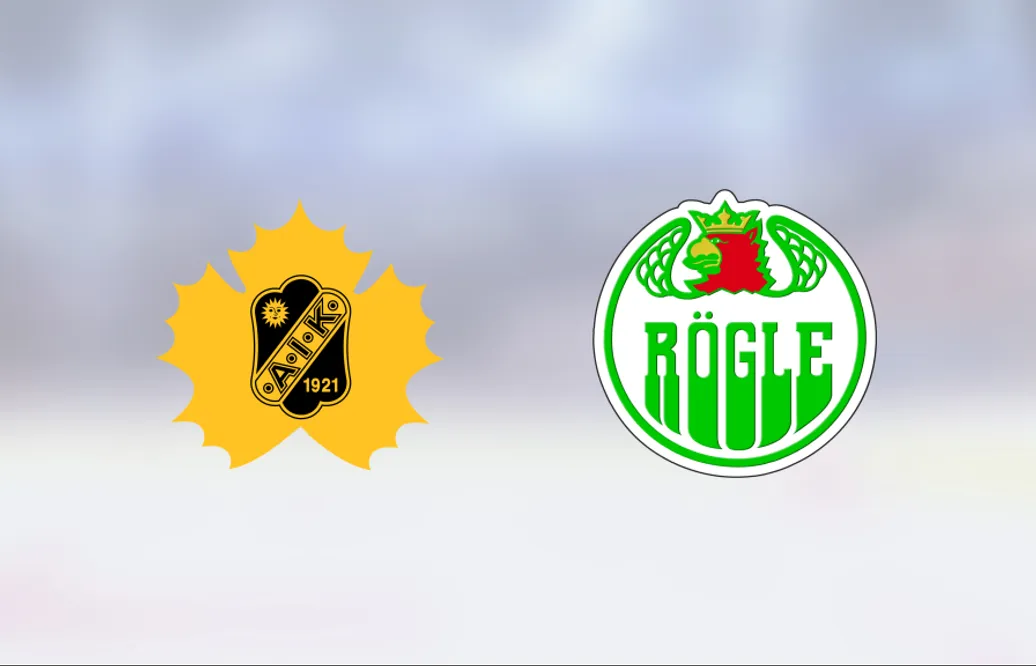 Skellefteå vann med kniven mot strupen mot Rögle