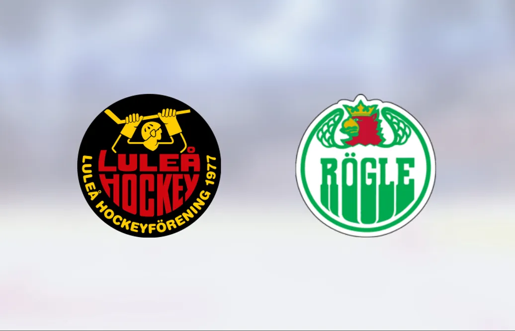 Oscar Bramberg i målform – Luleå vann mot Rögle