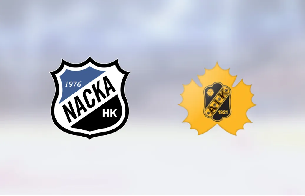 Skellefteå avgjorde tät match mot Nacka i tredje perioden