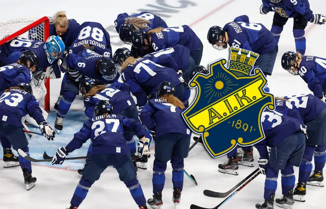 Eve Savander skriver på för AIK