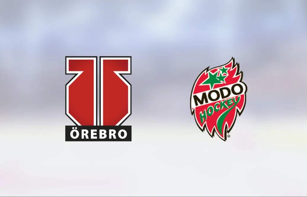 Örebro Hockey vann en uddamålsseger hemma mot Modo Hockey J18