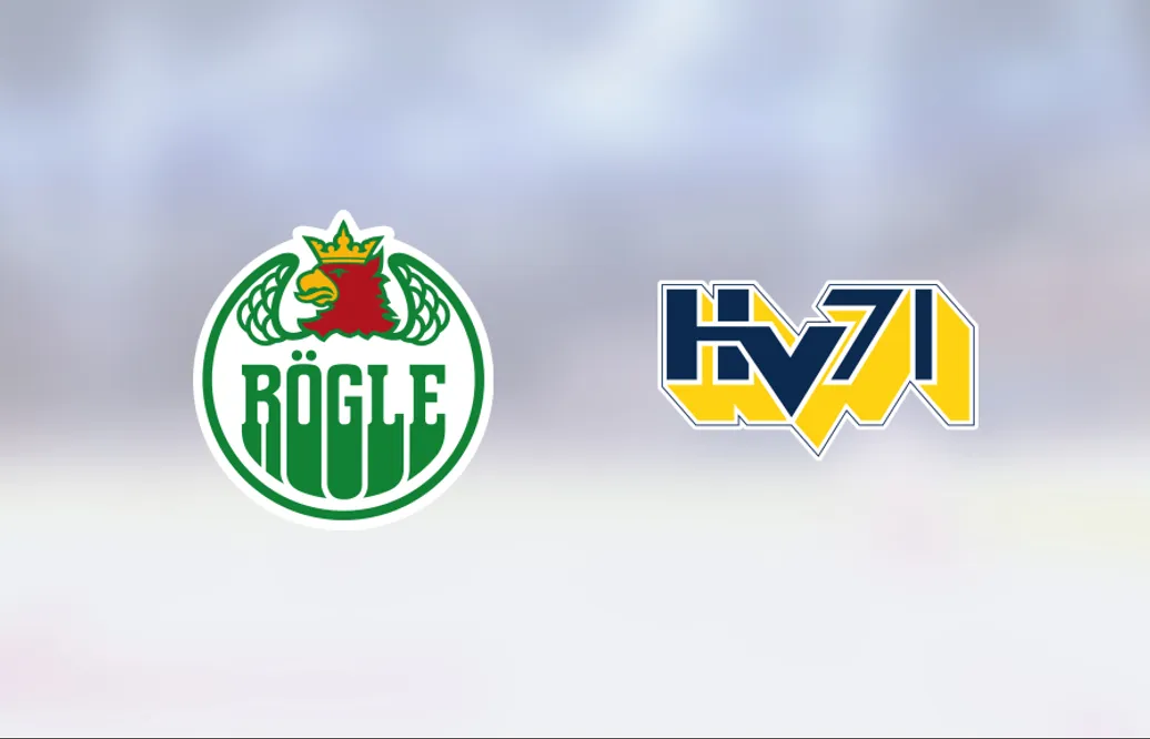 Seger på straffar för HV 71 borta mot Rögle