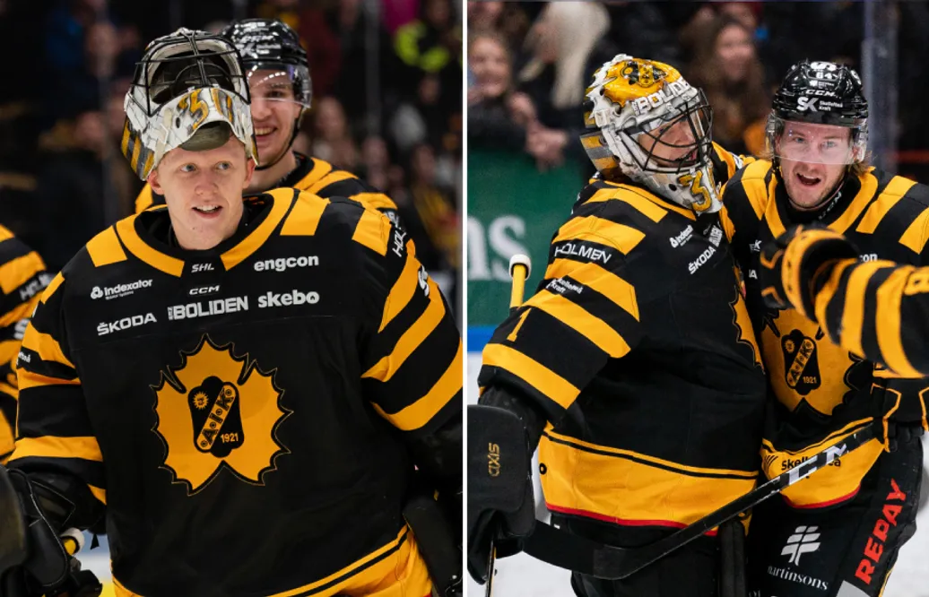 Alexander Hellnemo och Simon Robertsson straffhjältar för Skellefteå i rivalmötet