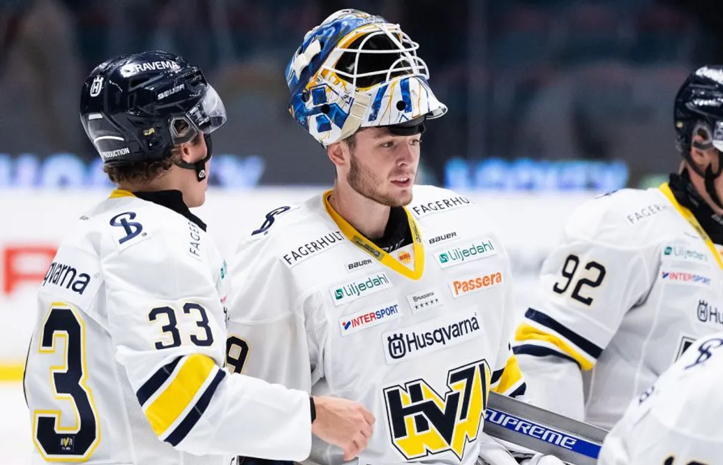 Nye HV71-målvakten Filip Larsson nollade AIK