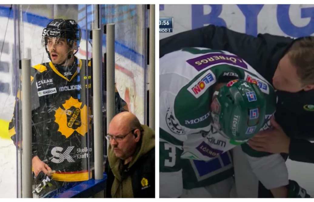 Skellefteåspelaren vansinnig efter matchstraffet – FBK-backen fick ledas ut
