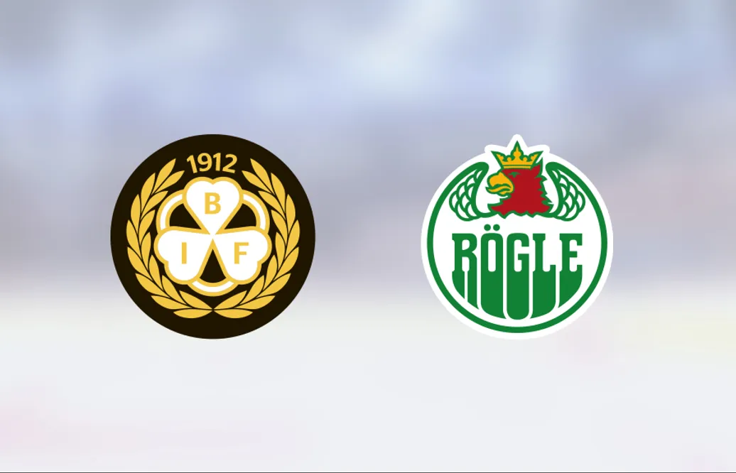 Hugo Engelaar gjorde två mål för Brynäs i segern mot Rögle