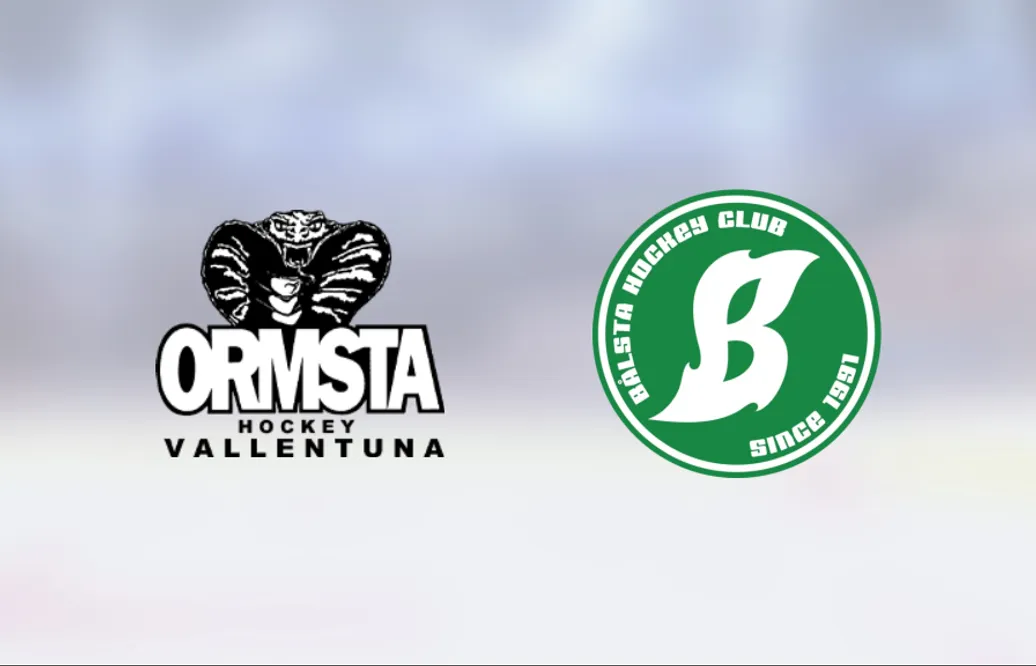 Vallentuna-Ormsta vann i HockeyTrean Kvalserie A östra mot Bålsta