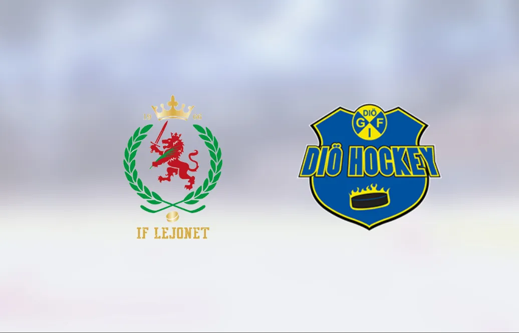 Lejonet upp i serieledning efter seger i toppmötet med Diö