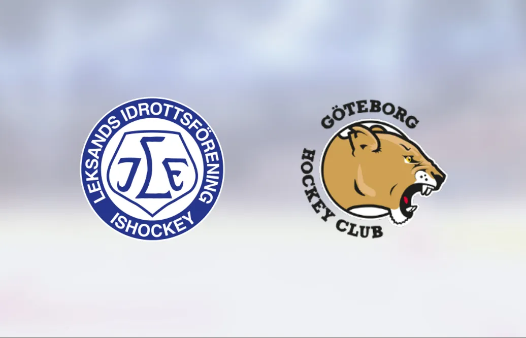 Tereza Vanisova i målform när Leksand vann mot Göteborg HC