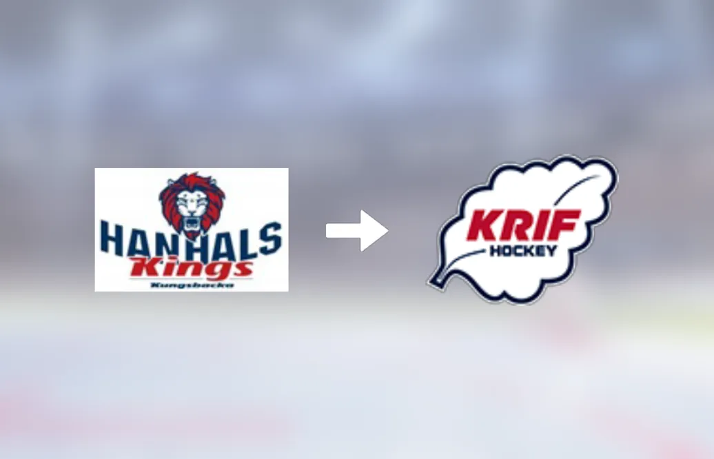 Backen Teodor Nyström är nu klar för spel i KRIF Hockey