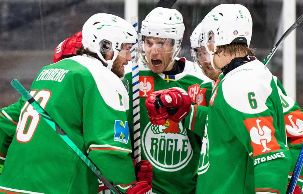 Bättre än schweiziska mästarna – Rögle inledde CHL med tung skalp
