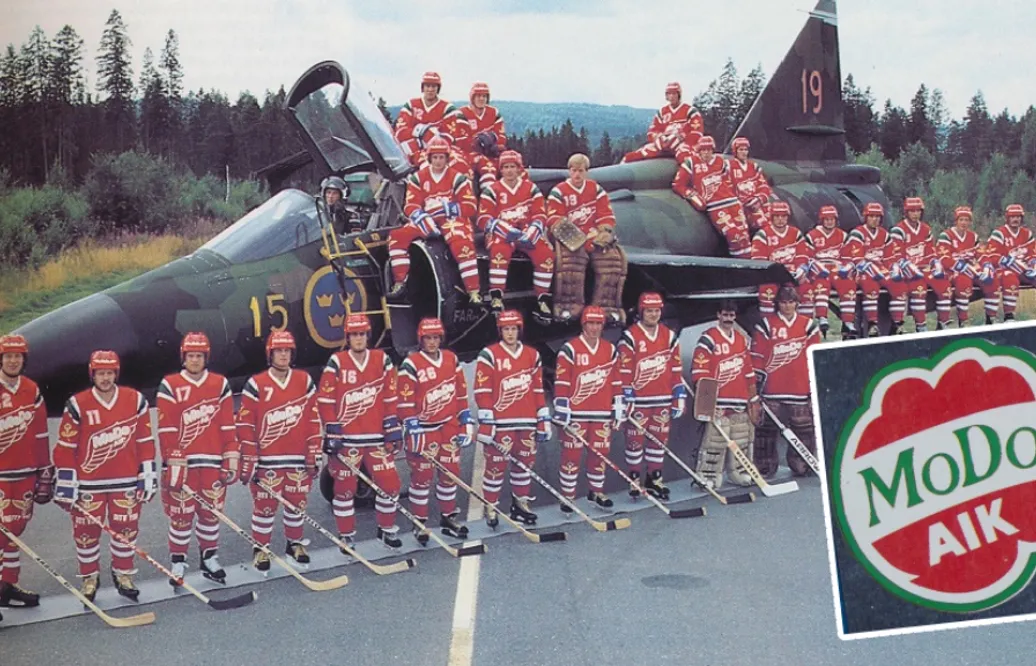 När MoDo baxades upp på en Viggen