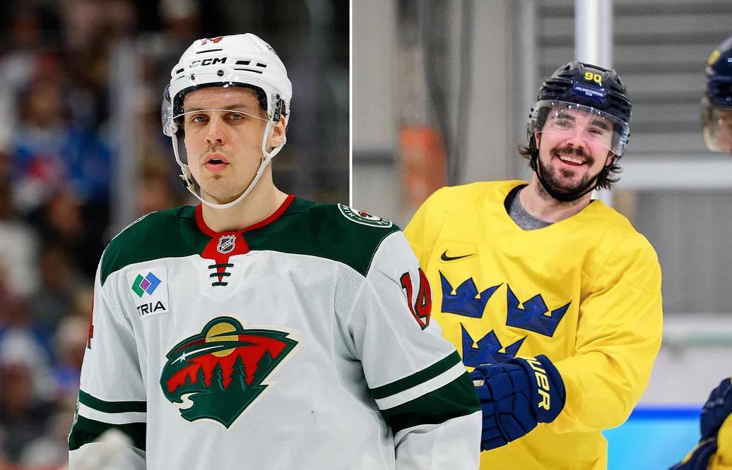 Joel Eriksson Ek och Marcus Johansson.