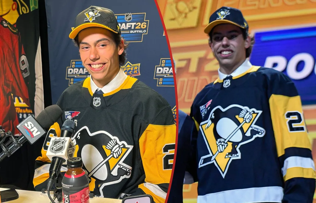 Markus och Liam Ruck blev båda valda av Pittsburgh Penguins. 