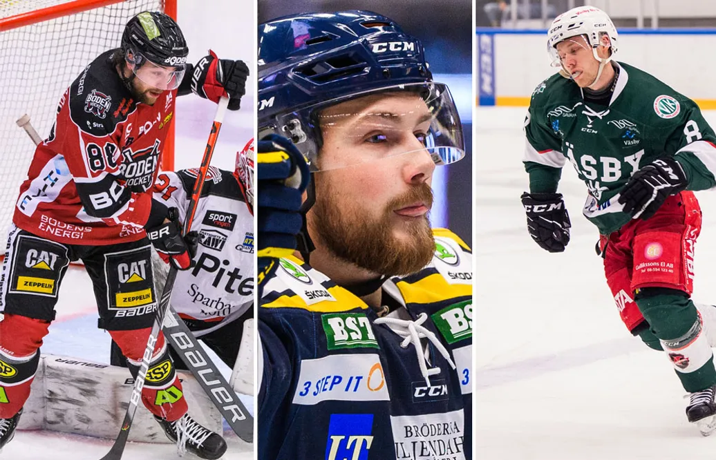 Fem potentiella trejder i Hockeyettan
