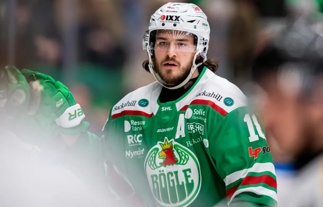 Dennis Everberg i målform när Rögle vann mot Brynäs