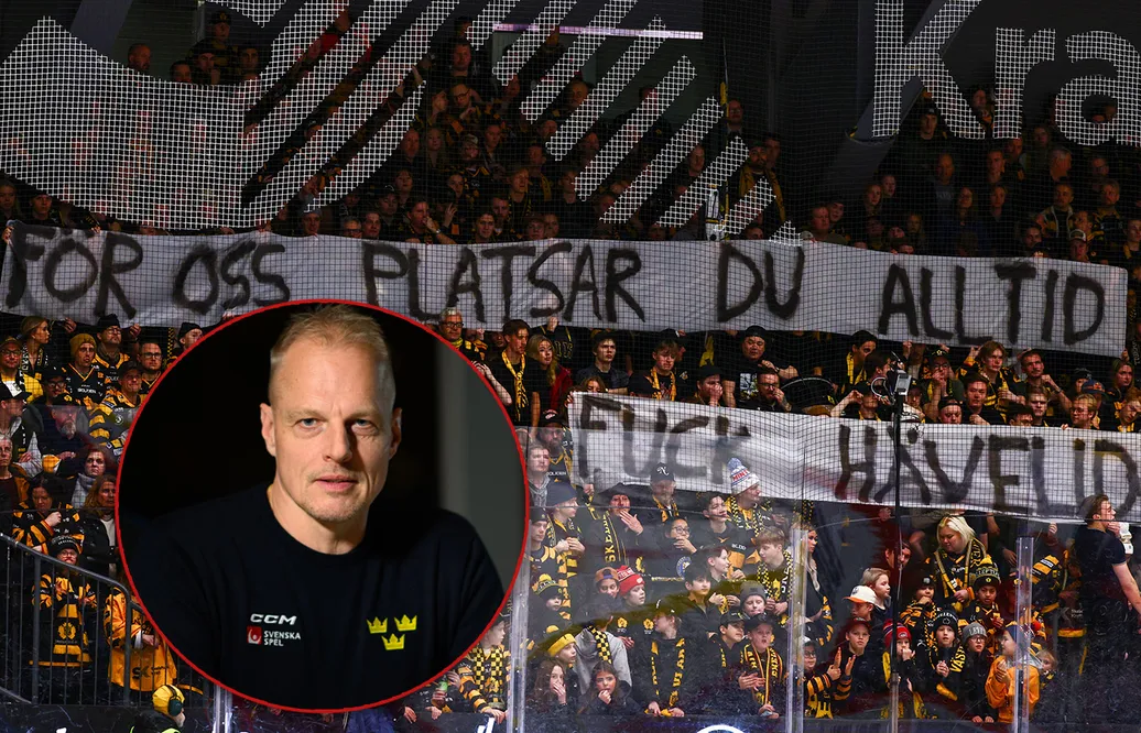 Skellefteås JVM-banderoll: "Fuck Hävelid"