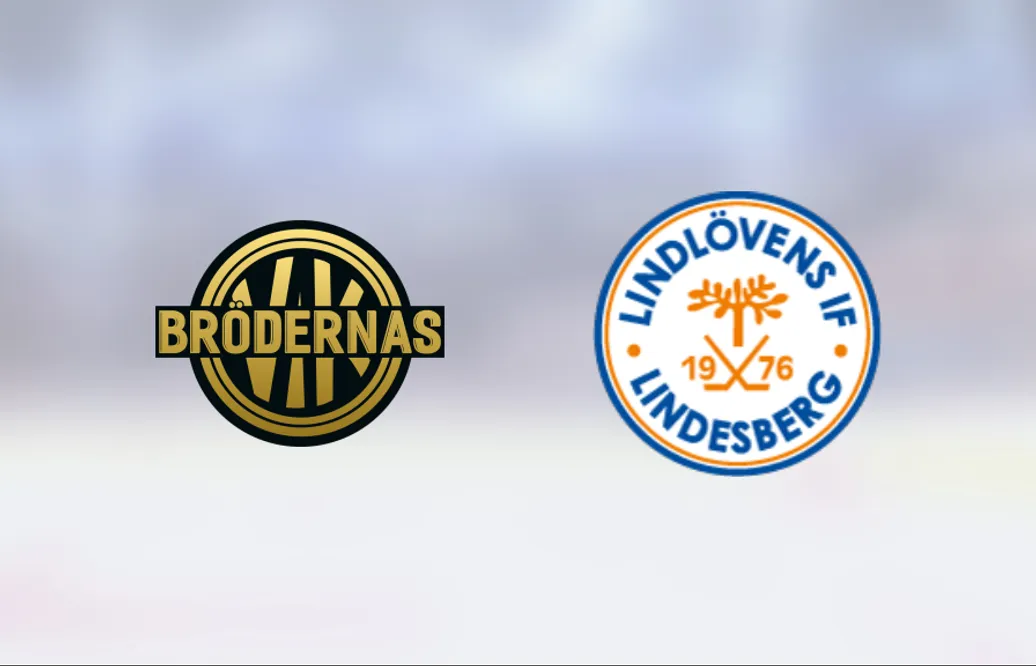 Lindlöven avgjorde i tredje perioden mot Brödernas/Väsby