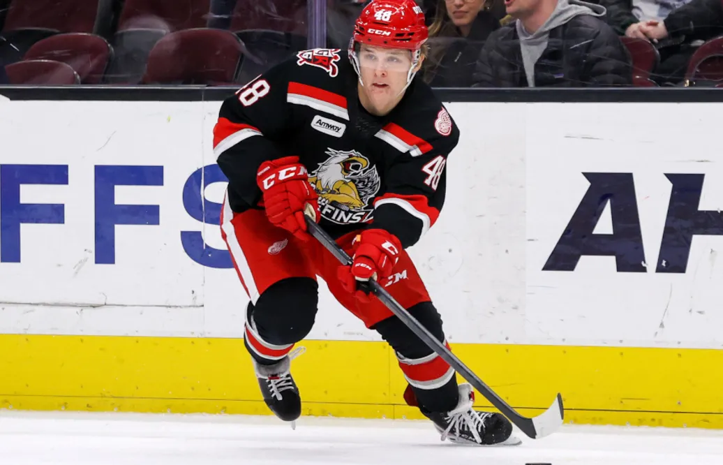 Därför får svensken inte chansen i NHL - trots AHL-succén