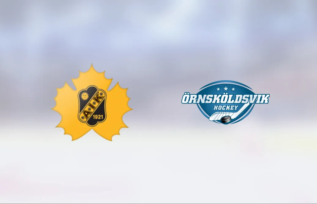 Dålig start sänkte Örnsköldsvik mot Skellefteå