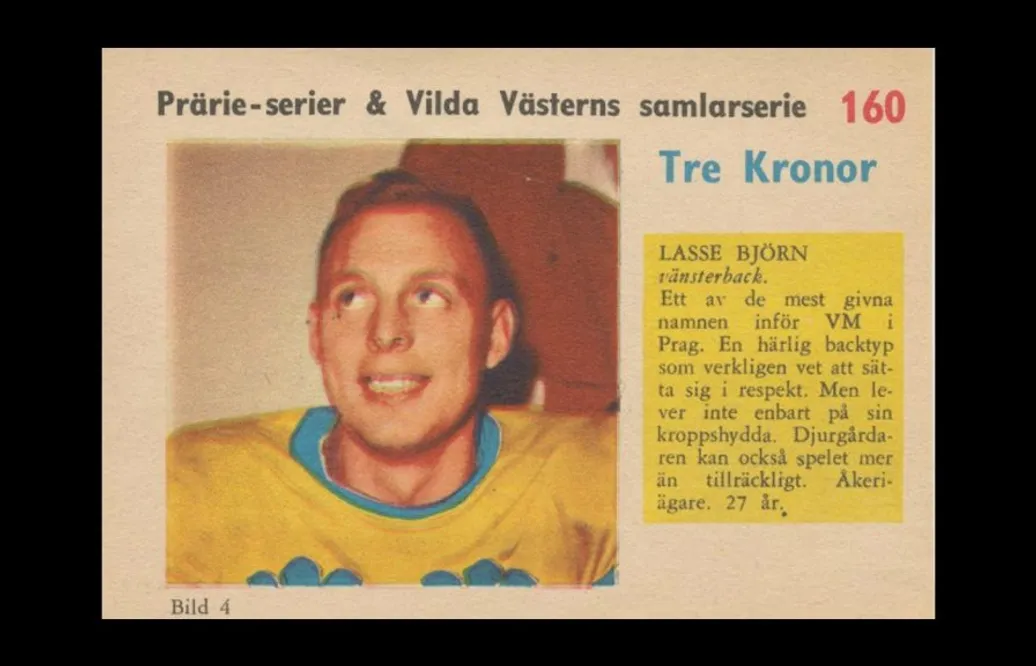 HOCKEYKORTET: Björnen som svenskarna tog till sina hjärtan