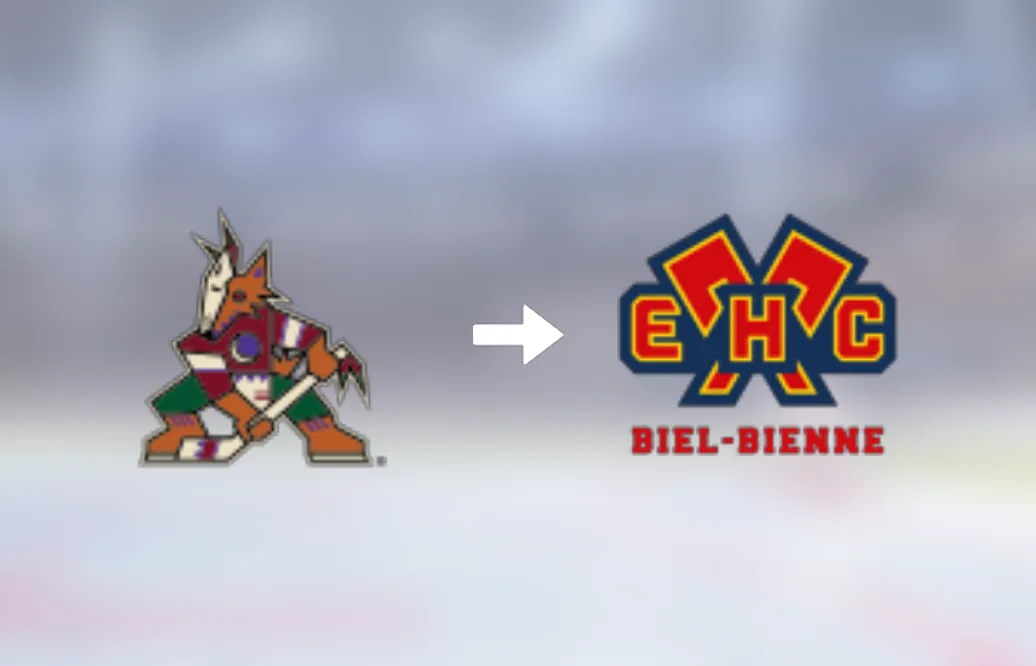 Förre Arizona Coyotes-spelaren klar för spel i Biel-Bienne