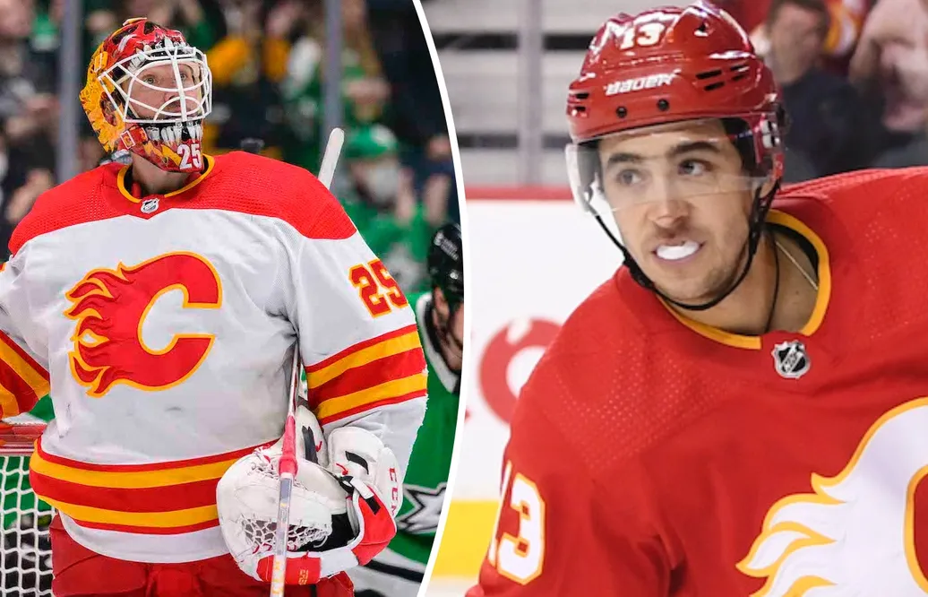 Johnny Gaudreau hyllar Jacob Markström