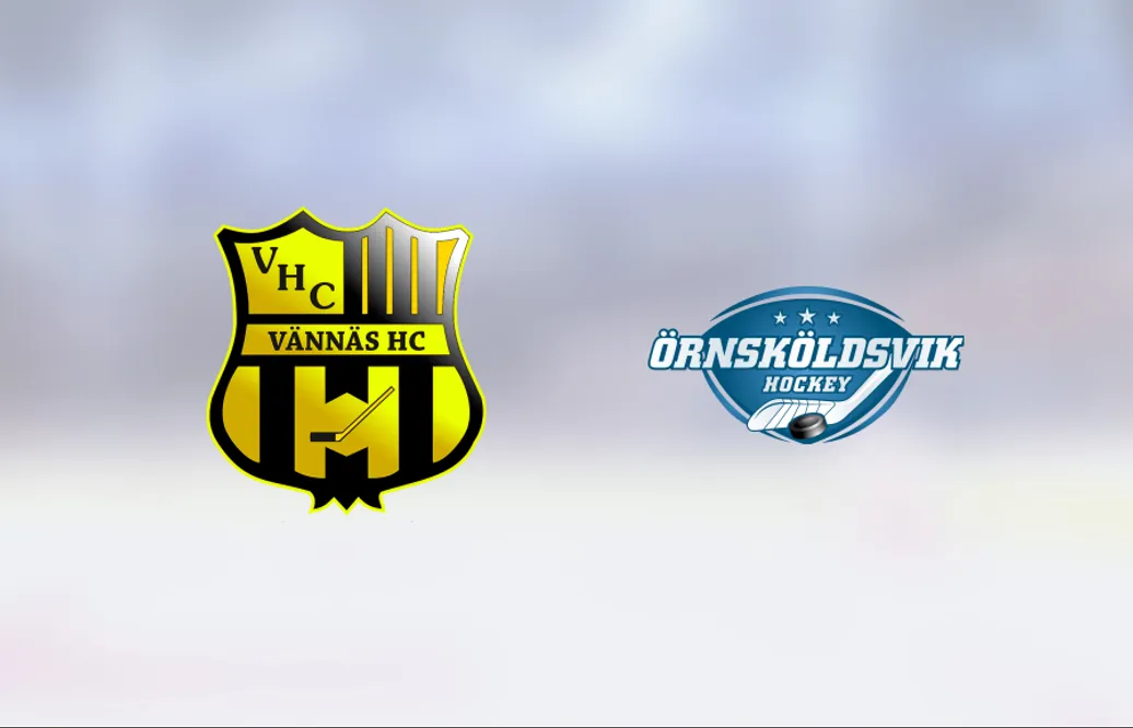Örnsköldsvik slog Vännäs i måljämn match i Vännäs Ishall