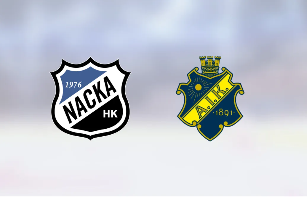 Ryck i sista perioden avgjorde för AIK borta mot Nacka