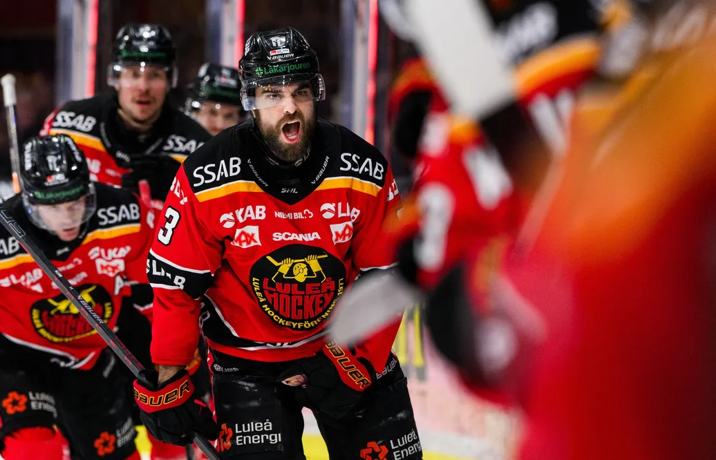 Frédéric Allard firar mål mot Brynäs