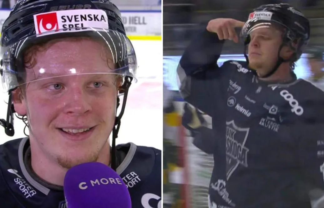 Åke Stakkestad satte första SHL-målet – efter bänkningarna: “Jävligt gött”
